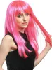 WIG ME UP Perücke Glitter Lang Pony Rosa Pink XR-003-PC5 Produktbild-Vorschau 2