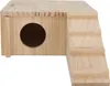 Maisonnette en bois pour hamster – cachette naturelle avec Voir les images du produit 4