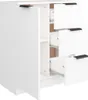 vidaXL Příborník bílý 60x30x70 cm Materiál dřeva Náhled obrázku produktu 5