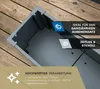 Westmann kovový květináč Talus M obdélníkový antracit Náhled obrázku produktu 4