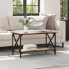 Couchtisch Altholz 80 x 45 x 45.5 cm Holzwerkstoff Produktbild-Vorschau 4
