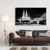 Köln Skyline Kölner Dom Leinwandbild Wandbild Kunstdruck XL Produktbild-Vorschau 2