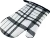 Set de gants de cuisine avec aimant Checks black grid Voir les images du produit 3