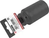A close-up of a dark gray socket wrench with a product tag attached. Produktbild-Vorschau