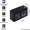 Qoltec 53031 AGM battery | 12V | 9Ah Náhled obrázku produktu 7