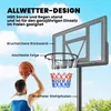 Basketballkorb Outdoor 135-305cm schnell Höhenverstellbar Produktbild-Vorschau 6