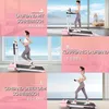 Laufband mit Schreibtisch, Klappbar Neigbar, Handlauf, Produktbild-Vorschau 2