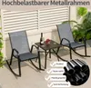 Two rocking chairs and a small table on a patio. Náhled obrázku produktu