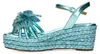 Misstyl by Laura Vita Damen Sandalette Glanz Perlenblüte Produktbild-Vorschau 3