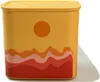 TUPPERWARE Quadro 2,1 L jaune orange avec motif A152 Boîte Voir les images du produit 1