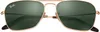 Ray-Ban CARAVAN, Erwachsener, Uni, Quadratisch, Gold, Produktbild-Vorschau 2