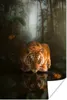 MuchoWow® Poster Tiger - Dschungel - Wasser - Schmetterling Produktbild-Vorschau 1