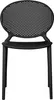 Homestyle4u Gartenstuhl WM schwarz 4er Set stapelbar Produktbild-Vorschau 7