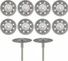 10 Diamantscheiben mit 22 mm Durchmesser und 2 Ersatzdornen Produktbild-Vorschau 1
