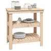 vidaXL Banco da lavoro 78,5x50x80 cm in legno di pino Anteprima dell’immagine prodotto 6