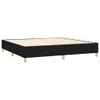 vidaXL Boxspringbett mit Matratze Schwarz 200x200 cm Stoff Produktbild-Vorschau 5