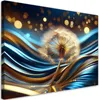 Leinwandbild Kwiat Natura Abstrakcja 120x80 Feeby Blau bild Produktbild-Vorschau 1