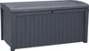 KETER Borneo Auflagen-Box 110G/416L graphit, Rattanoptik Produktbild-Vorschau 1