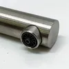 A close-up shot of a faucet spout with a brushed stainless steel finish. Produktbild-Vorschau