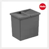 Hailo Inneneimer 1129959 mit Deckel dunkelgrau 18 Liter 2 Produktbild-Vorschau 8