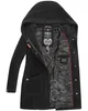 Marikoo Damen Trenchcoat Herbst Winter Jacke Kurz Mantel Produktbild-Vorschau 8