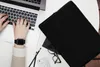 MuchoWow® Laptop Hülle 14 ZollSchwarz - Dunkel - Massiv - Produktbild-Vorschau 2
