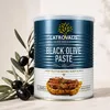 Latrovalis Schwarze Olivenpaste 840 g Dose mit frischem Olivenzweig Produktbild-Vorschau