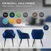 ML-Design zestaw 2 krzeseł do jadalni z podłokietnikami i Podgląd zdjęcia produktu 7