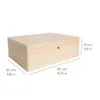 Creative Deco Scatola in Legno con Chiave, 40x30x14 cm | Anteprima dell’immagine prodotto 2