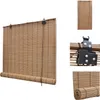 Store en bambou marron 120x160 cm - Stores et volets Voir les images du produit 1