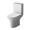 A white toilet on a white background. Produktbild-Vorschau