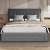 OYAJIA Doppelbett Polsterbett 140x200cm, Luftdruck Produktbild-Vorschau 7