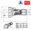 Rallonge industrielle 2m 63A IP67 H07RN-F 3×16 pour Voir les images du produit 8