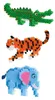 SES CREATIVE Bügelperlenset BEEDZ Safari Tiere 2000 Stück Produktbild-Vorschau 3