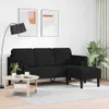vidaXL Sofa Set Schwarz 173 x 131 x 67 cm Polyester Produktbild-Vorschau 3