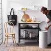 BUTLERS Mülltonne Oskar ZINC Produktbild-Vorschau 2