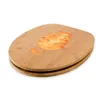 A toilet seat with a cartoon cat design. Produktbild-Vorschau