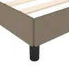vidaXL Bettgestell Taupe 100x200 cm Stoff -  Betten & Produktbild-Vorschau 8