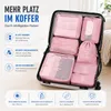 Set di 8 organizer da valigia – Organizer da valigia con Anteprima dell’immagine prodotto 4