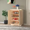 vidaXL Skriňa na topánky 60x35x80 cm borovicový masív Náhľad obrázku produktu 3