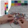 Perlen Set Buchstaben Diy Schmuck Bastelset Organizer Box Produktbild-Vorschau 3