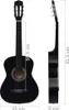 vidaXL 8-tlg. Klassikgitarren-Set für Anfänger Schwarz 3/4 Produktbild-Vorschau 17