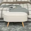 HOMCOM Banc avec espace de rangement, banc rembourré avec Voir les images du produit 8