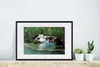 MuchoWow® MuchoWow® Gerahmtes Poster Ein Wasserfall mit Produktbild-Vorschau 4
