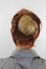 WIG ME UP Scrunchie Haargummi Kunsthaar Rot-Mix Produktbild-Vorschau 2