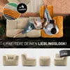 LUMALAND Modular Sitzsack Ecke links Cord für Modulares Produktbild-Vorschau 9