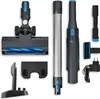 A collection of vacuum cleaner accessories laid out on a white background. Produktbild-Vorschau