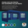 CASARIA® Pavillon 3x6m UV-Schutz 18m² Dachösen Produktbild-Vorschau 8