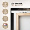 MuchoWow® - Leinwandbilder - Frau - Gold - Porträt - Modern Produktbild-Vorschau 3