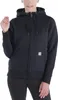 Bluza Carhartt Clarksburg Full Zip Hoodie Black Podgląd zdjęcia produktu 4